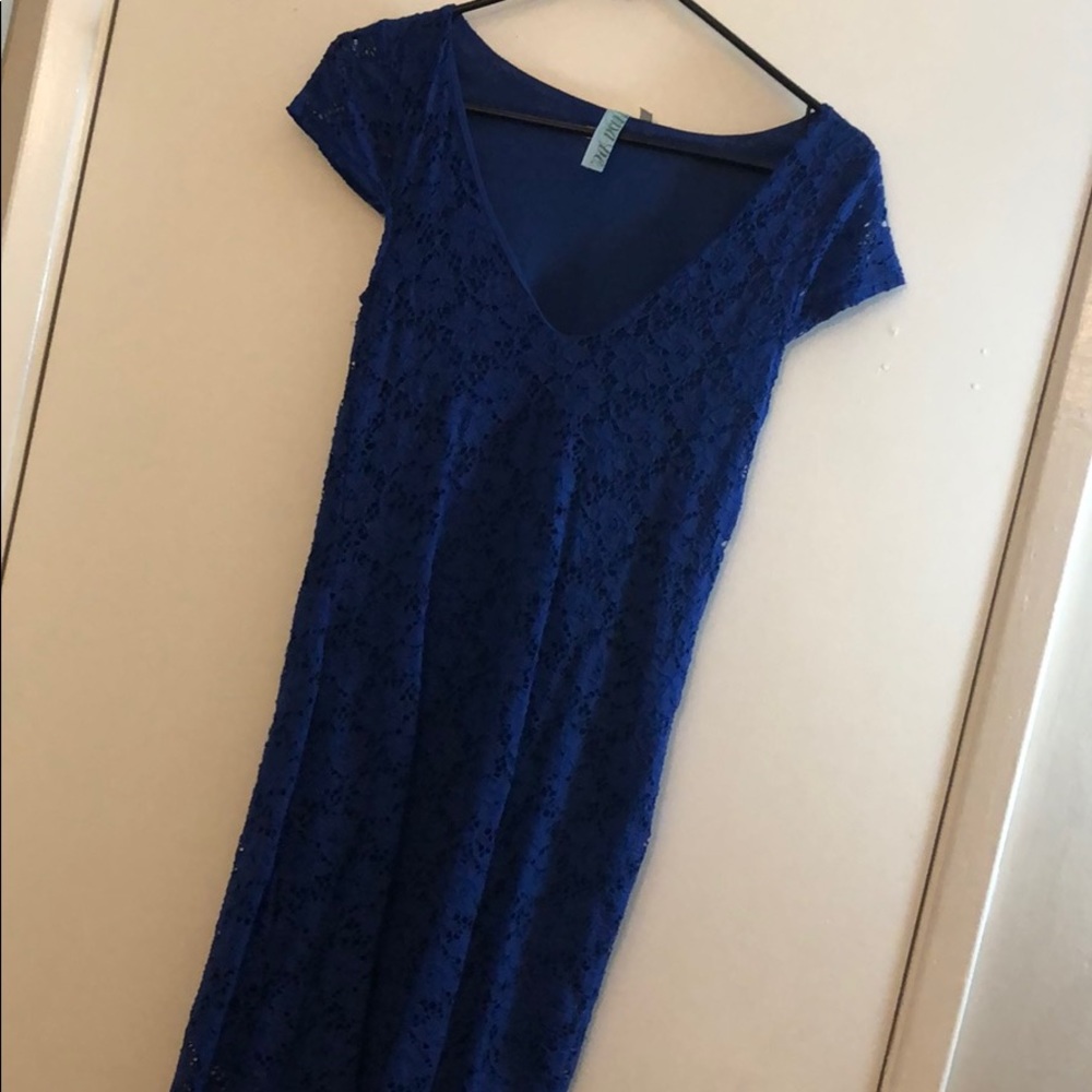 Blue dress